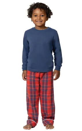 Americana Plaid Pullover Kids Pajamas - Family Set