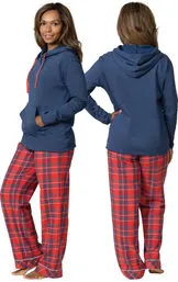 Americana Plaid Women's Pajamas - Couples