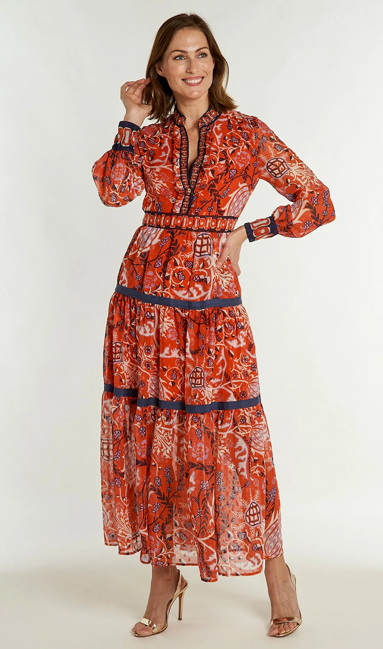 Annabelle Maxi - Frolic Fire