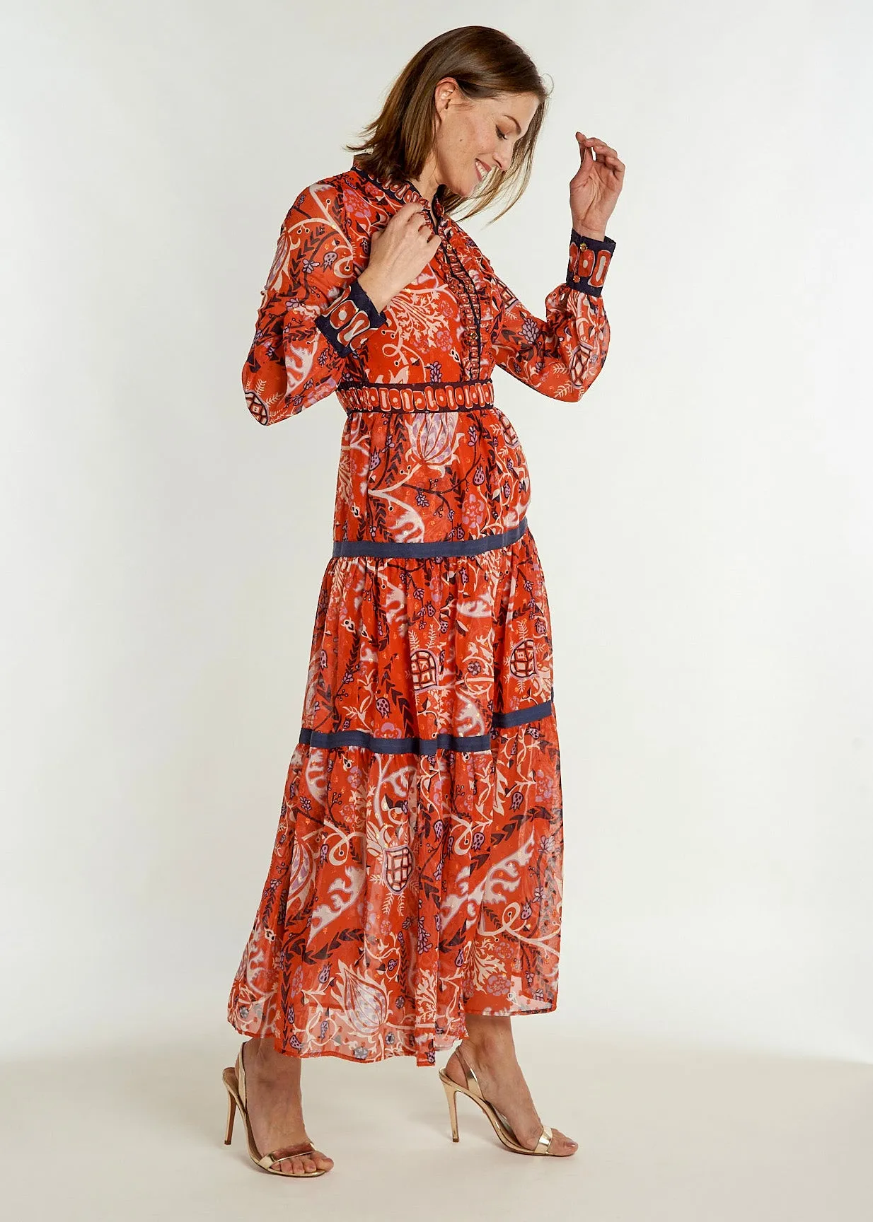 Annabelle Maxi - Frolic Fire