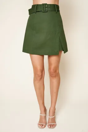 Arabella Belted Mini Skirt