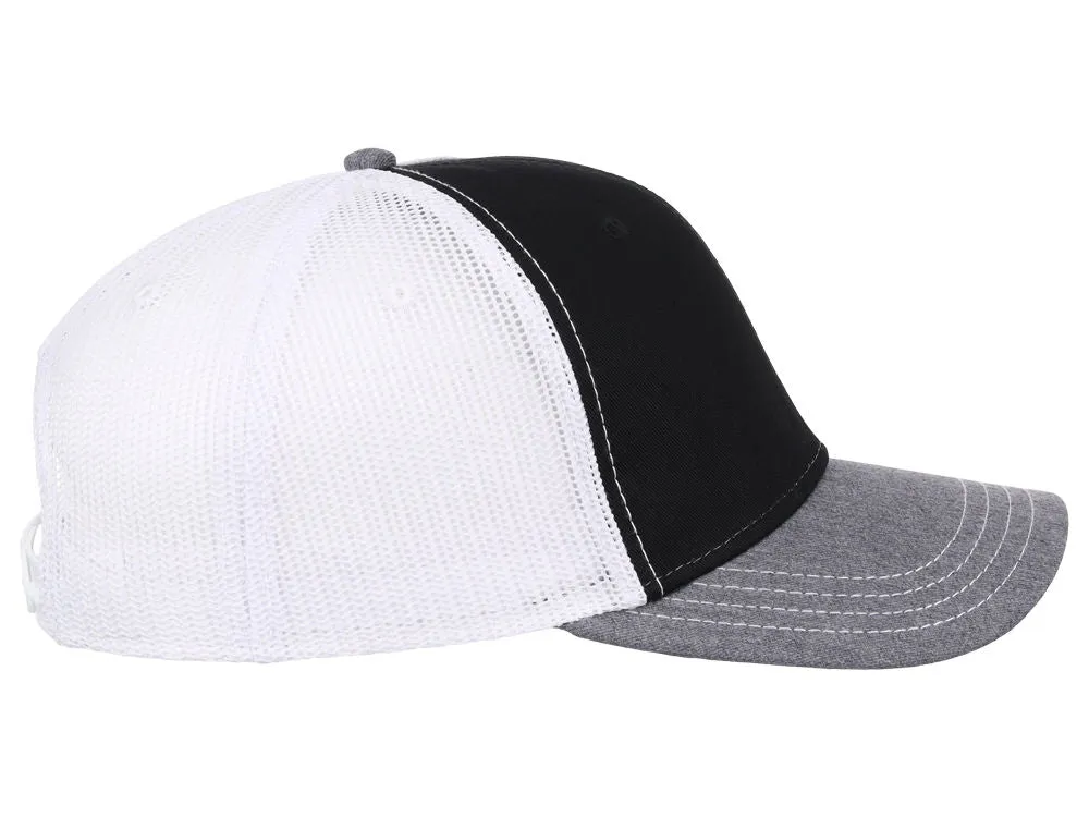 Atlantis Sonic Trucker Cap - Black/Grey/White