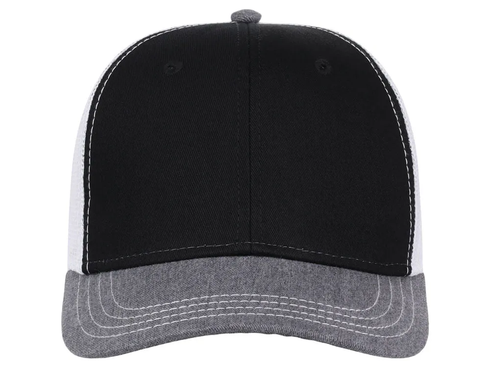 Atlantis Sonic Trucker Cap - Black/Grey/White