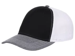 Atlantis Sonic Trucker Cap - Black/Grey/White