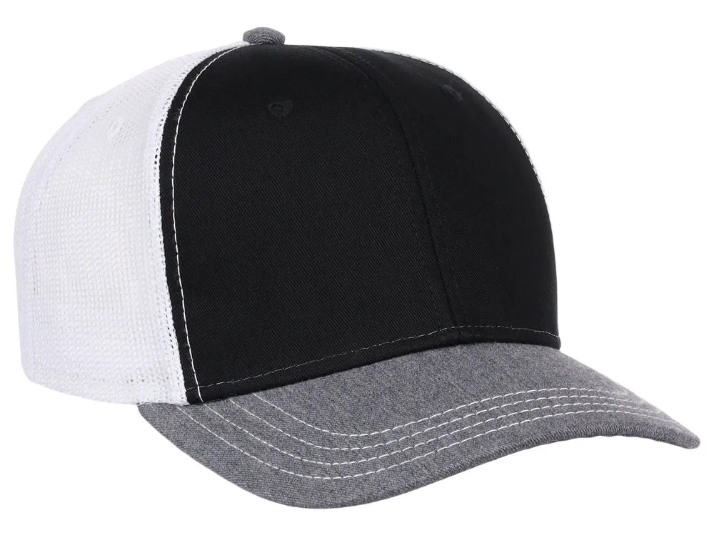 Atlantis Sonic Trucker Cap - Black/Grey/White