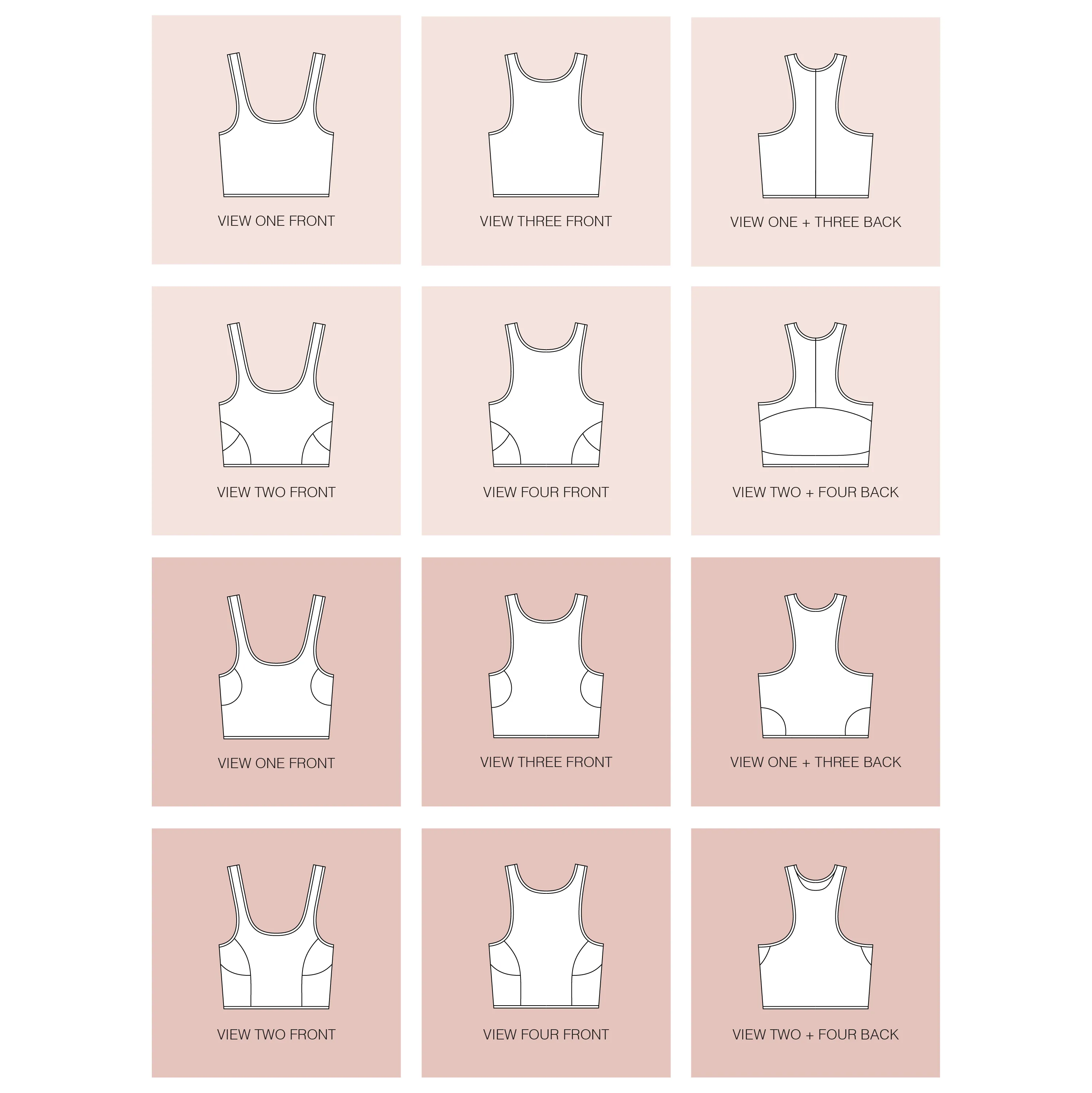 Axis Tank - Downloadable PDF Sewing Pattern Bundle