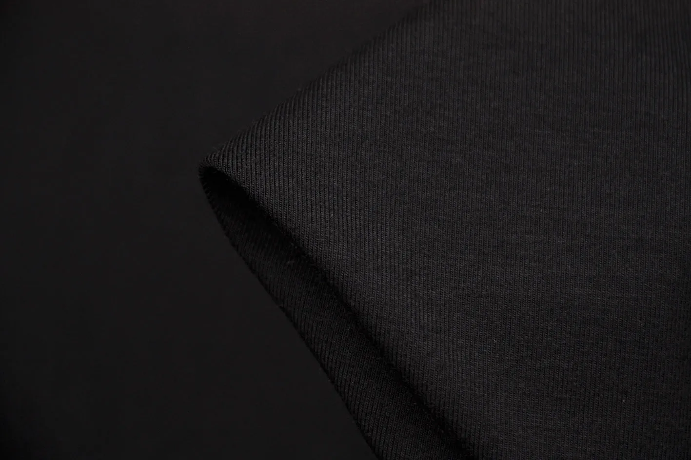 Bamboo Jersey Knit - Black (250gsm)