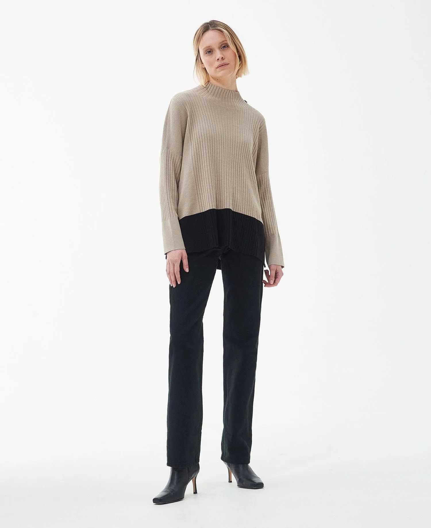 Barbour Amal Knitted Jumper Light Fawn