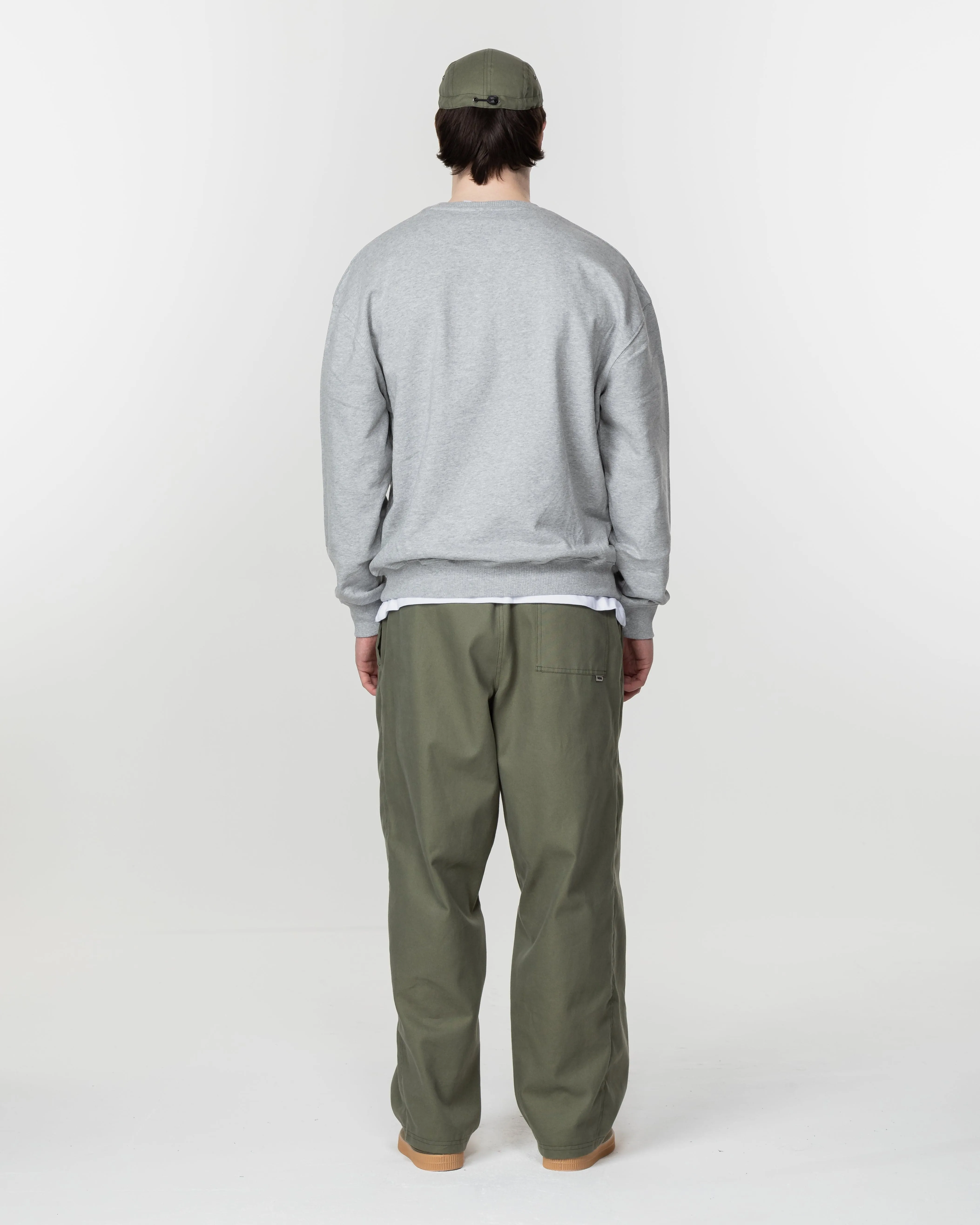 Basic Logo Sweatshirt - Grey Marl