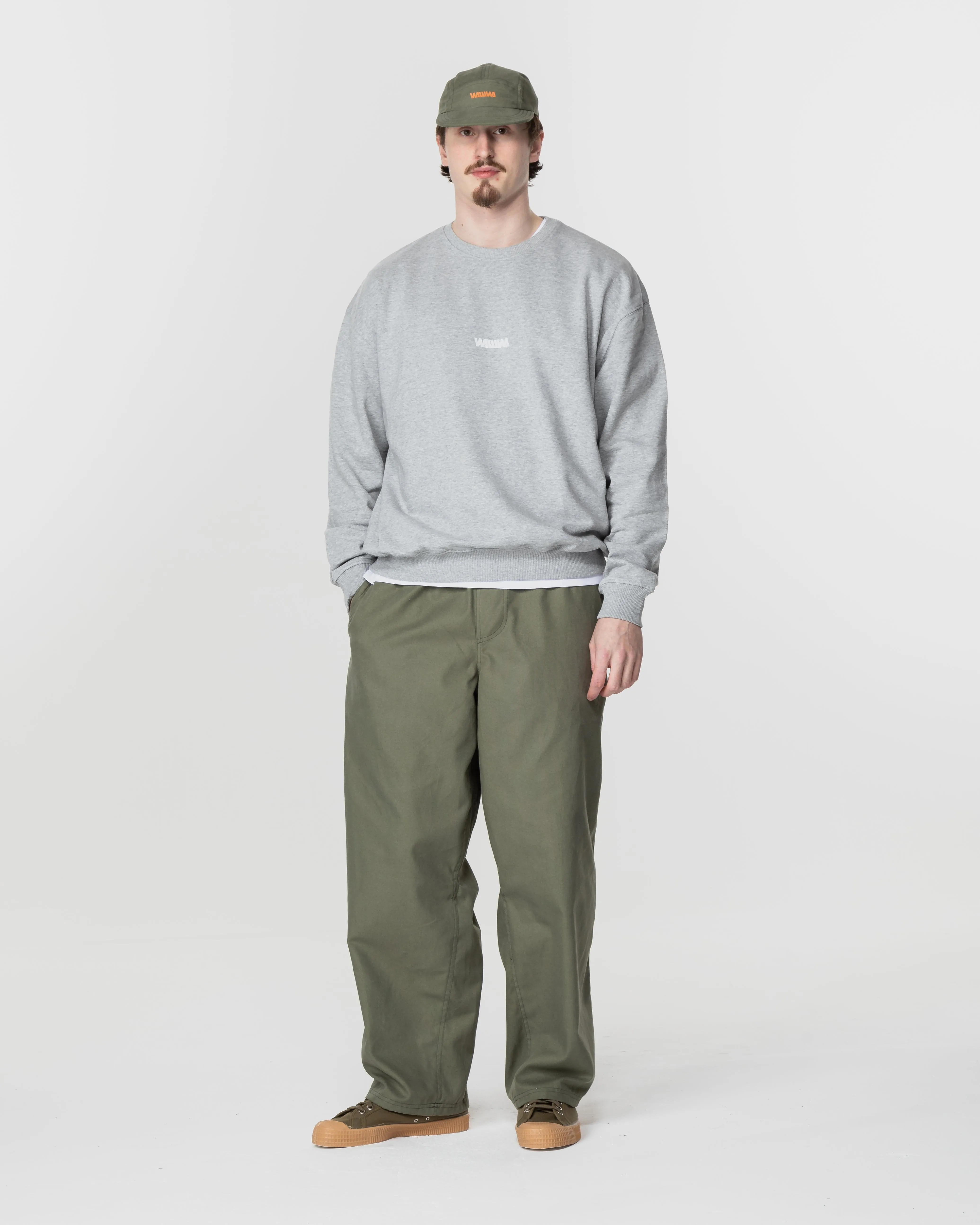Basic Logo Sweatshirt - Grey Marl