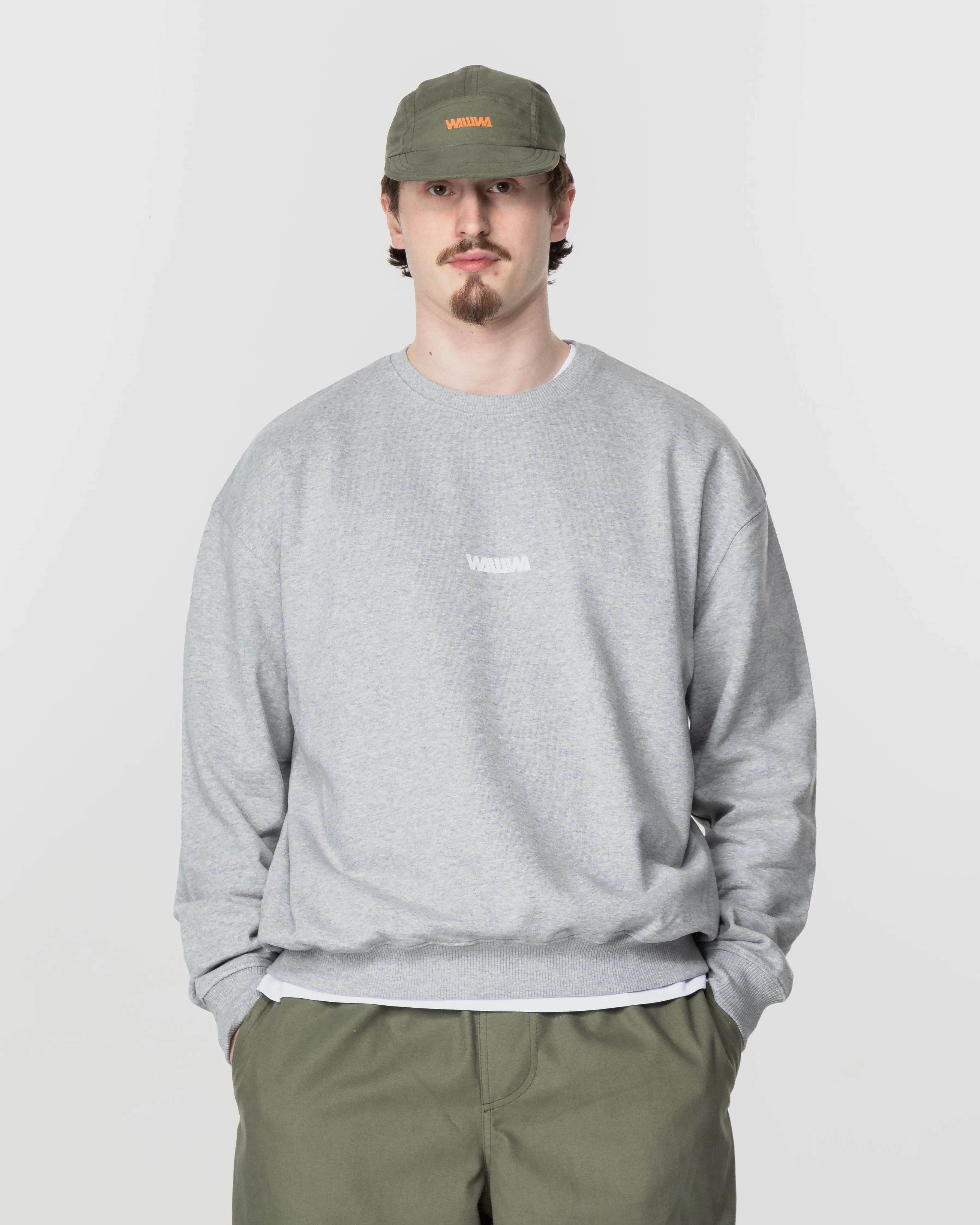 Basic Logo Sweatshirt - Grey Marl