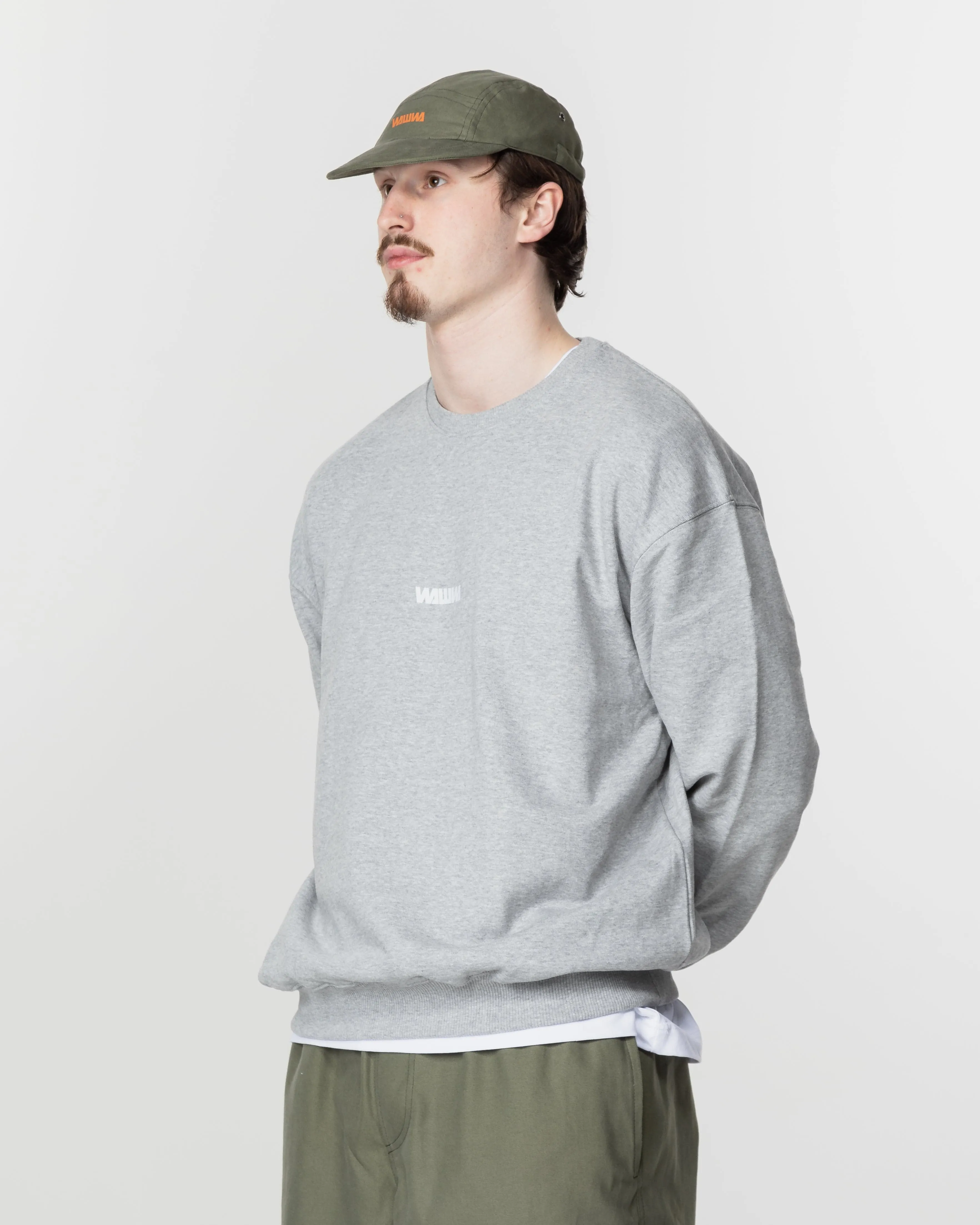 Basic Logo Sweatshirt - Grey Marl