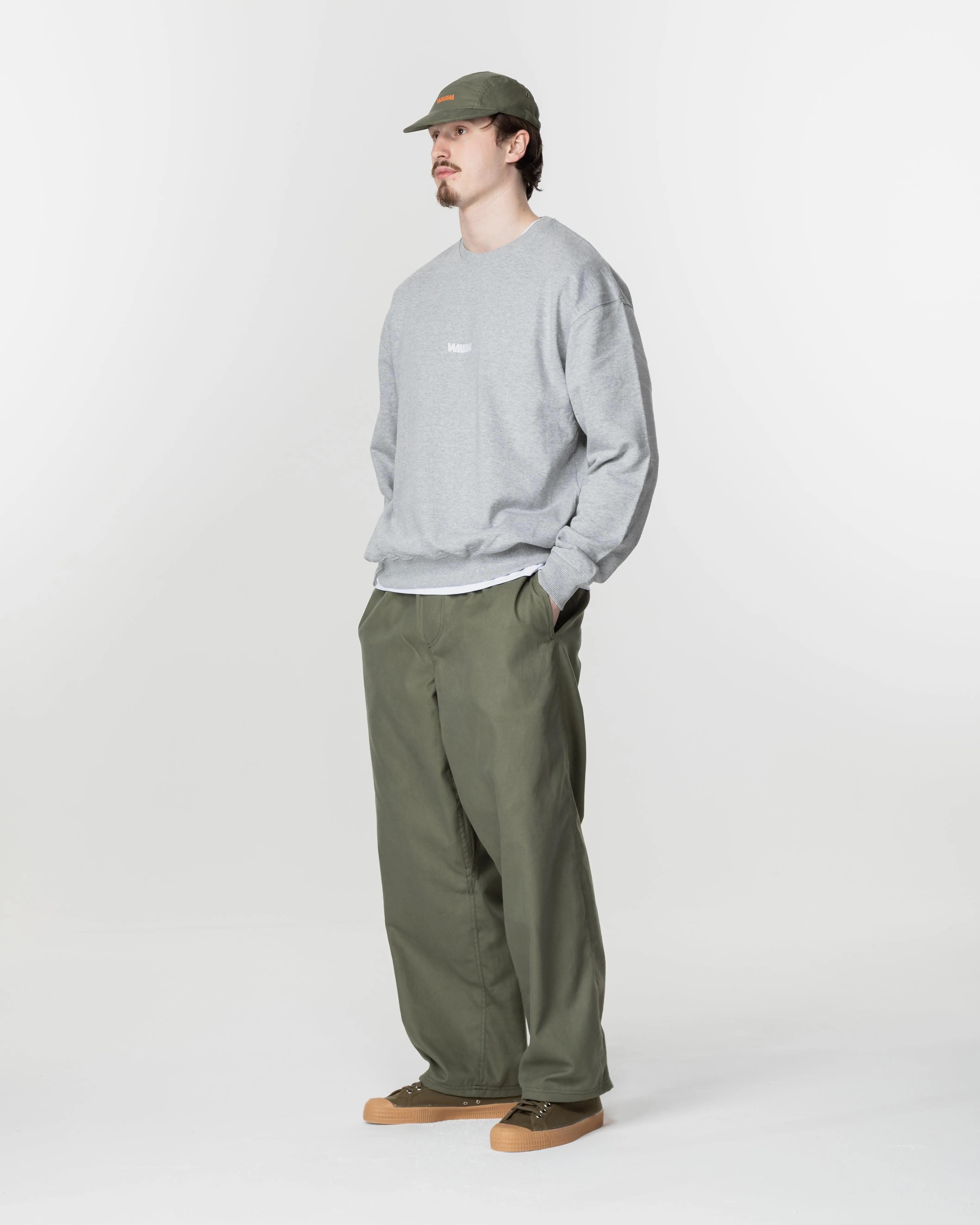 Basic Logo Sweatshirt - Grey Marl