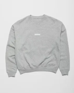 Basic Logo Sweatshirt - Grey Marl