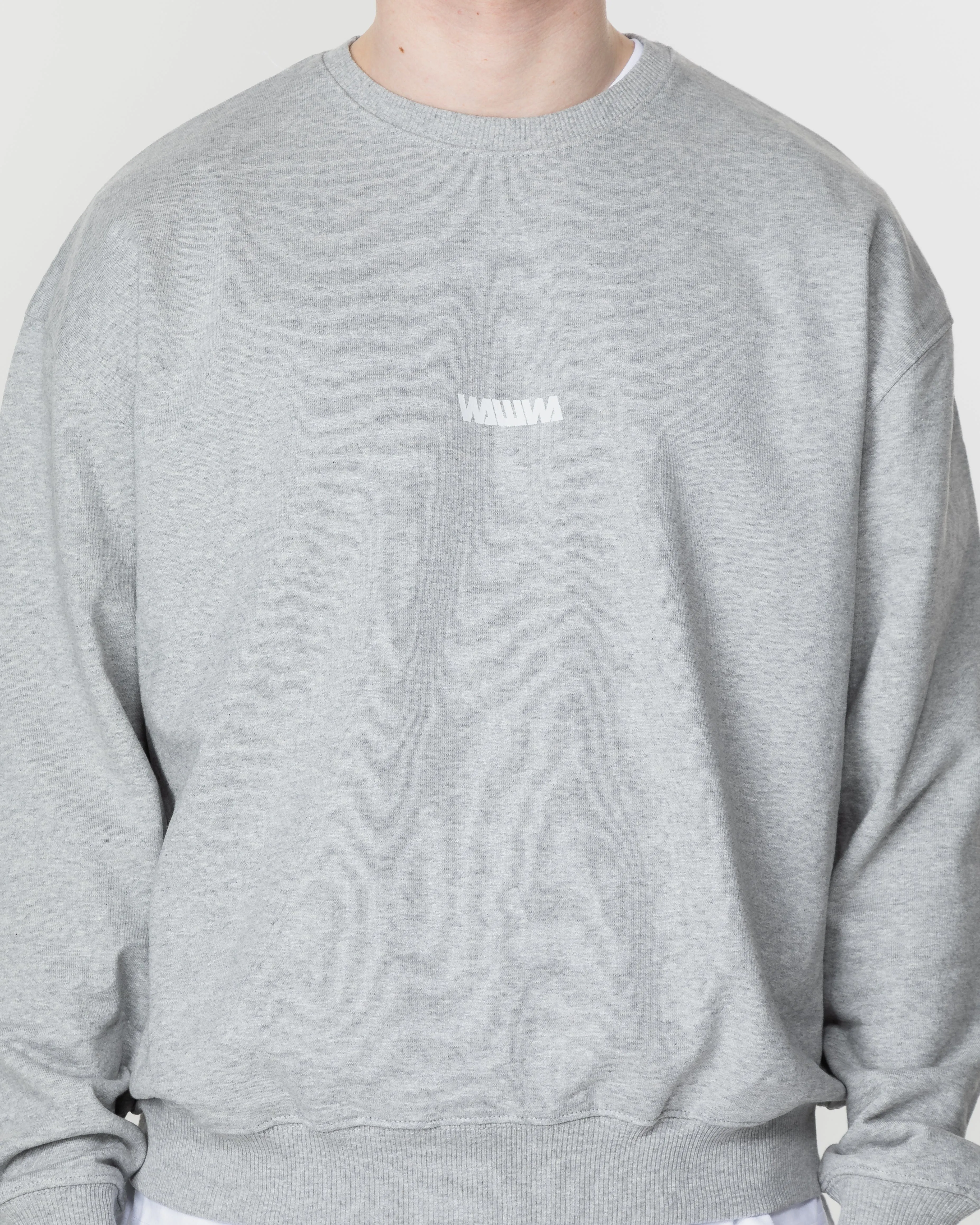 Basic Logo Sweatshirt - Grey Marl
