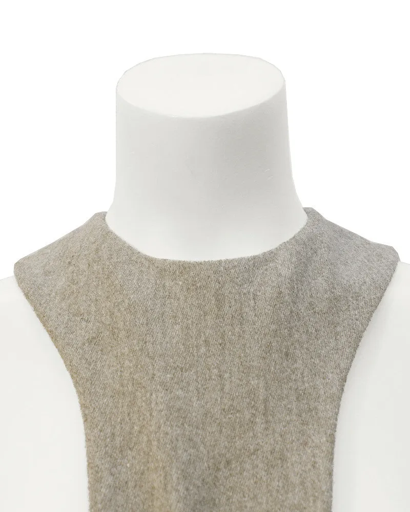 Beige wool 'lollipop' dress
