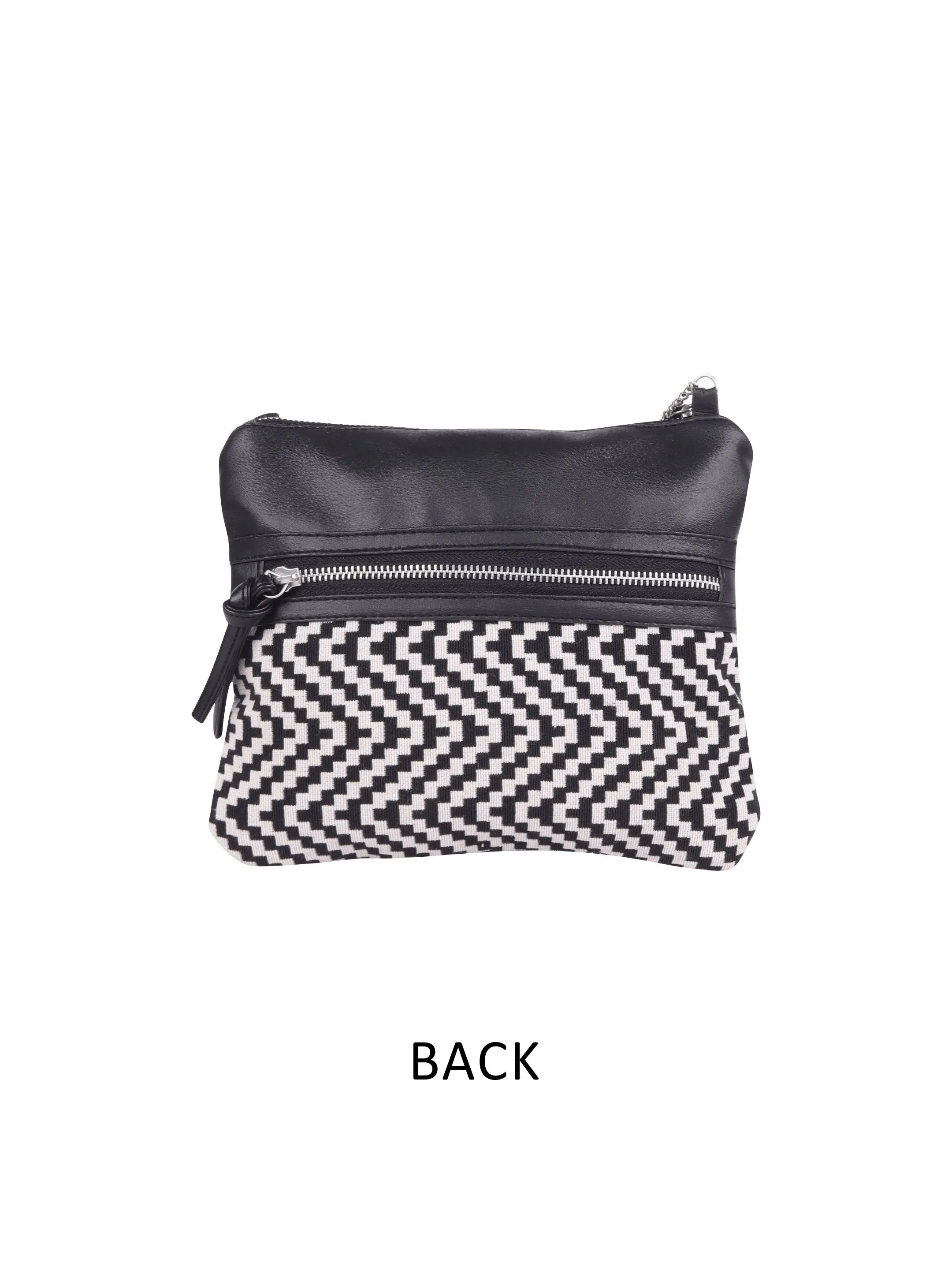 Black & White Textured Cotton Girls Sling