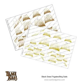 Black Seas Frigate/Brig Sails (light   dark)