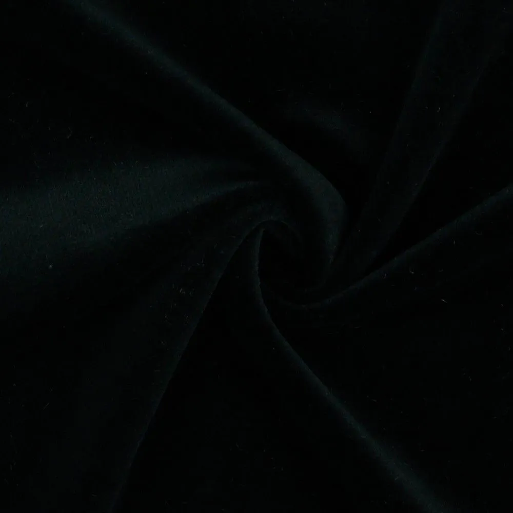 Black Velour / Velvet Fabric