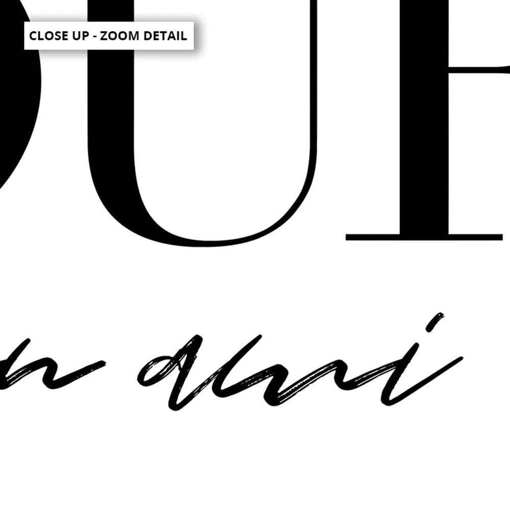 Bonjour, Mon Ami - Art Print
