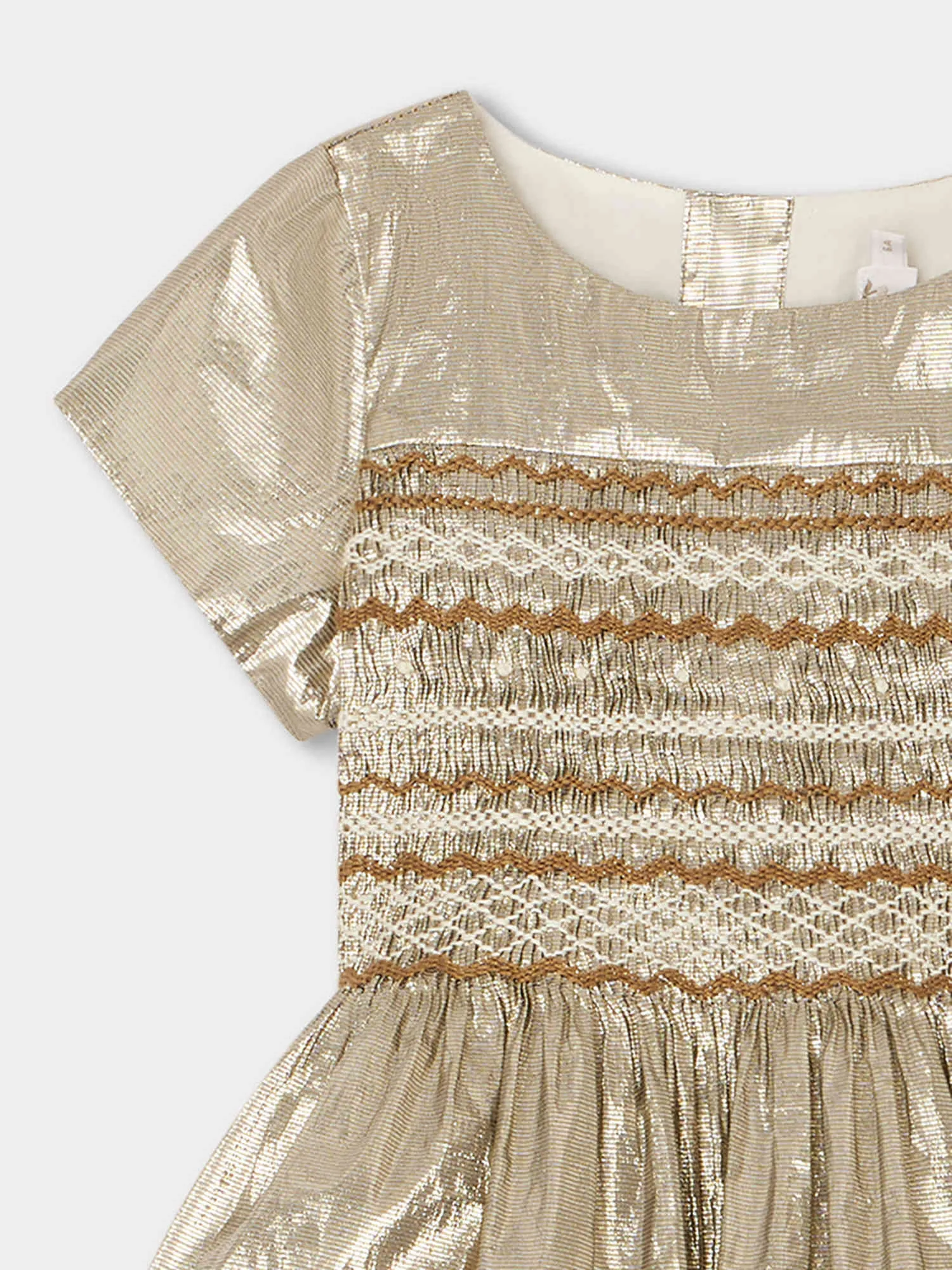 Bonpoint Duchesse Ceremony Gold Dress