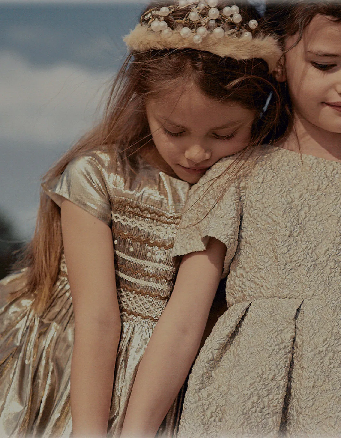 Bonpoint Duchesse Ceremony Gold Dress