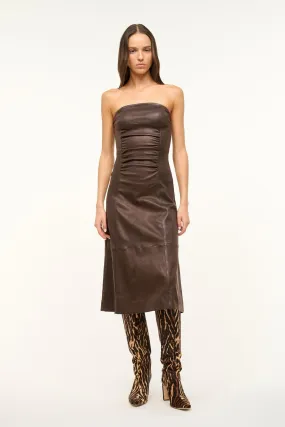 BOWERY LEATHER DRESS | TIRAMISU
