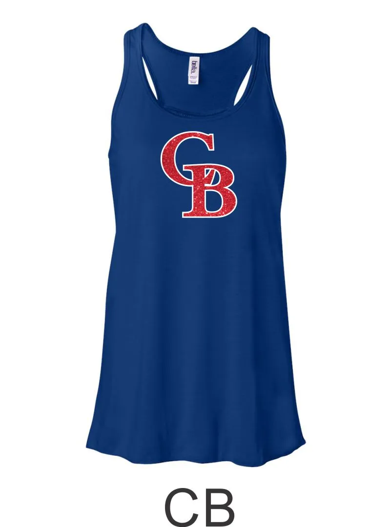 Bulldawgs Flowy Tank- 4 designs- Matte or Glitter