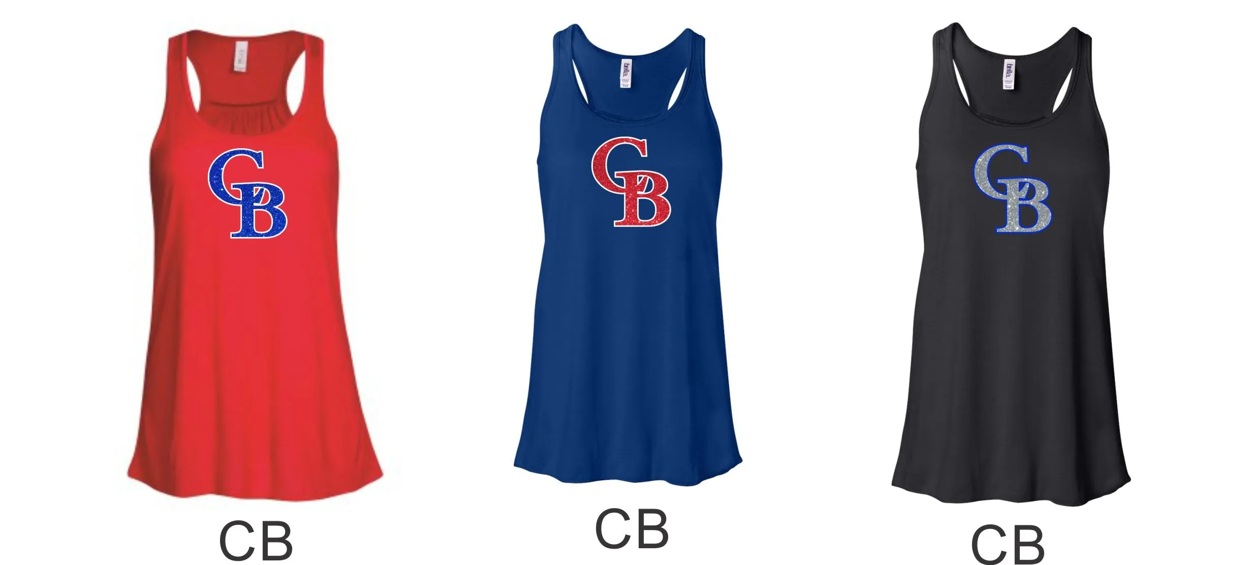 Bulldawgs Flowy Tank- 4 designs- Matte or Glitter