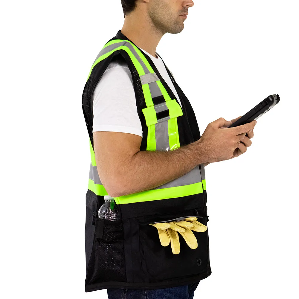 Class 1 Heavy Duty X-Back Surveyor Vest