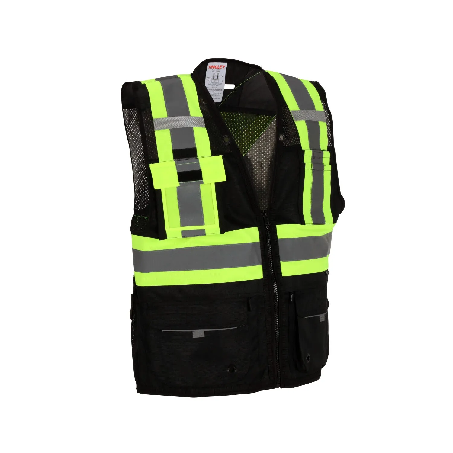Class 1 Heavy Duty X-Back Surveyor Vest