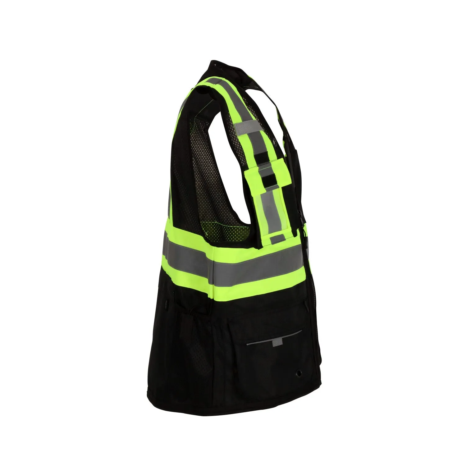 Class 1 Heavy Duty X-Back Surveyor Vest