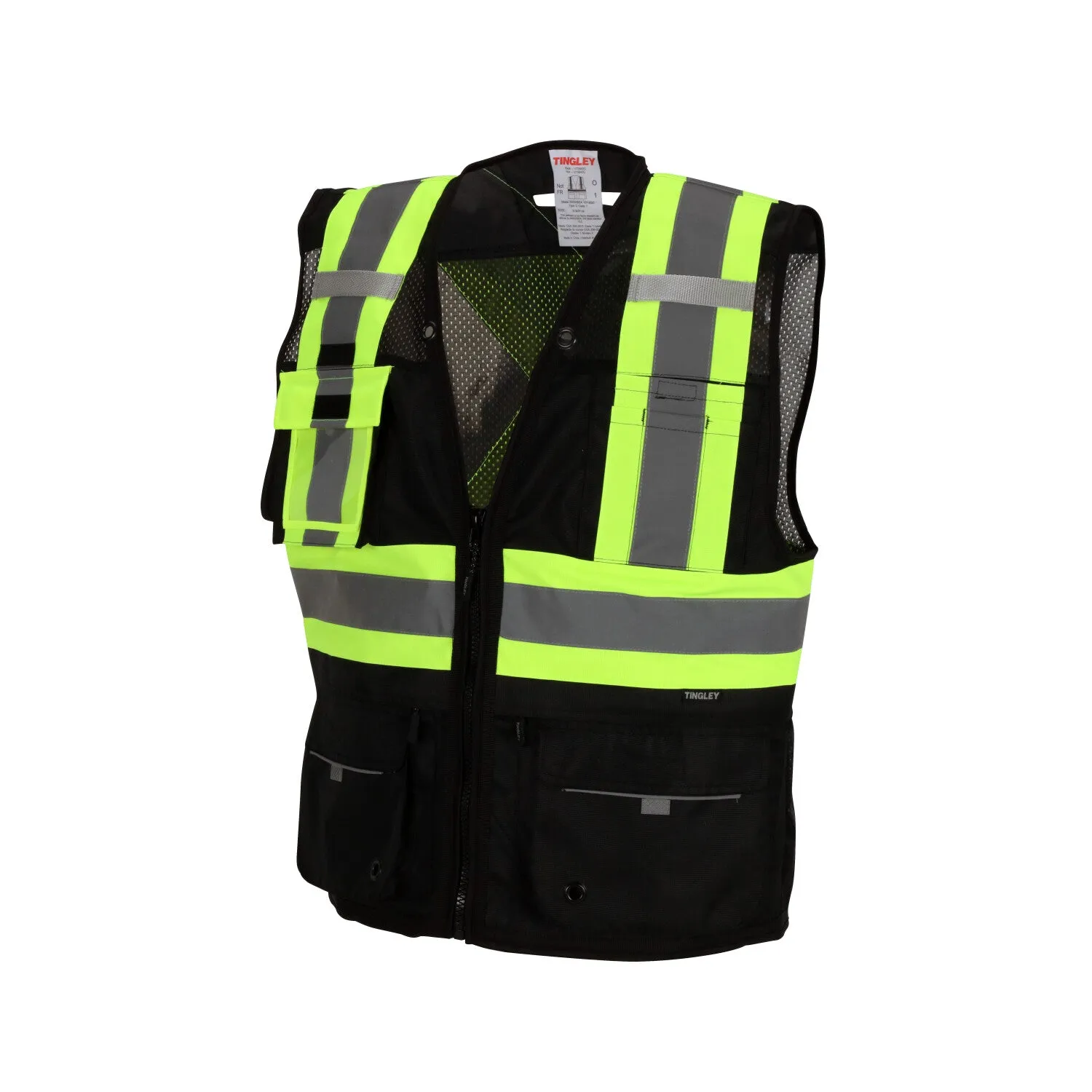 Class 1 Heavy Duty X-Back Surveyor Vest