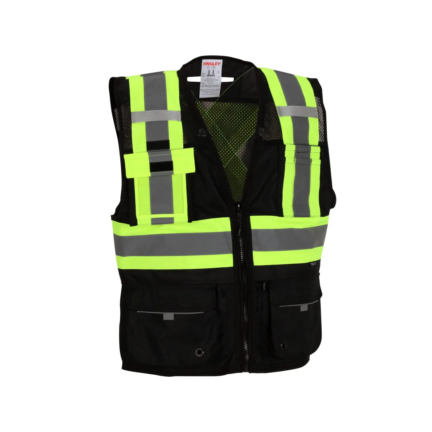 Class 1 Heavy Duty X-Back Surveyor Vest