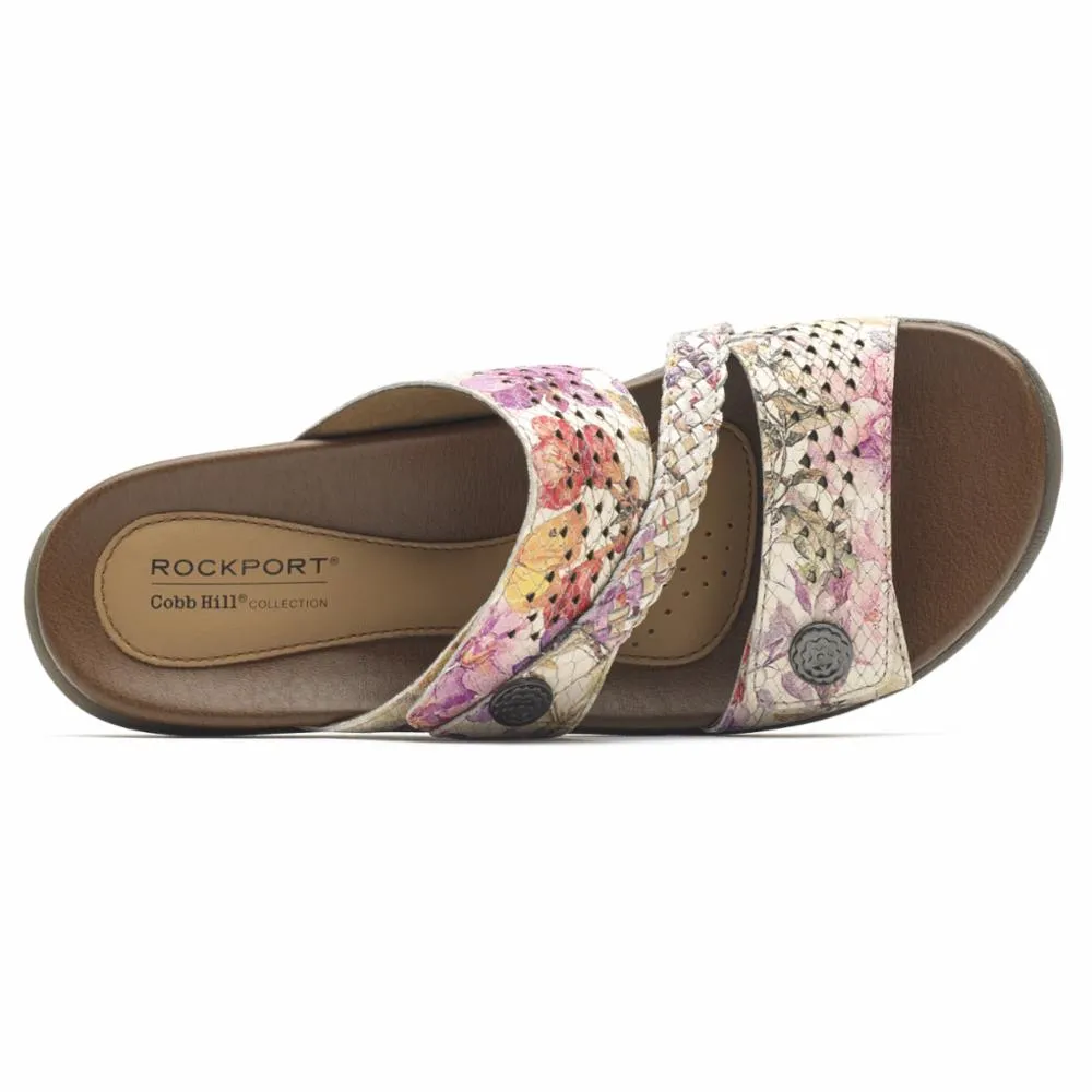 Cobb Hill RUBEY ASYM SLIDE FLORAL