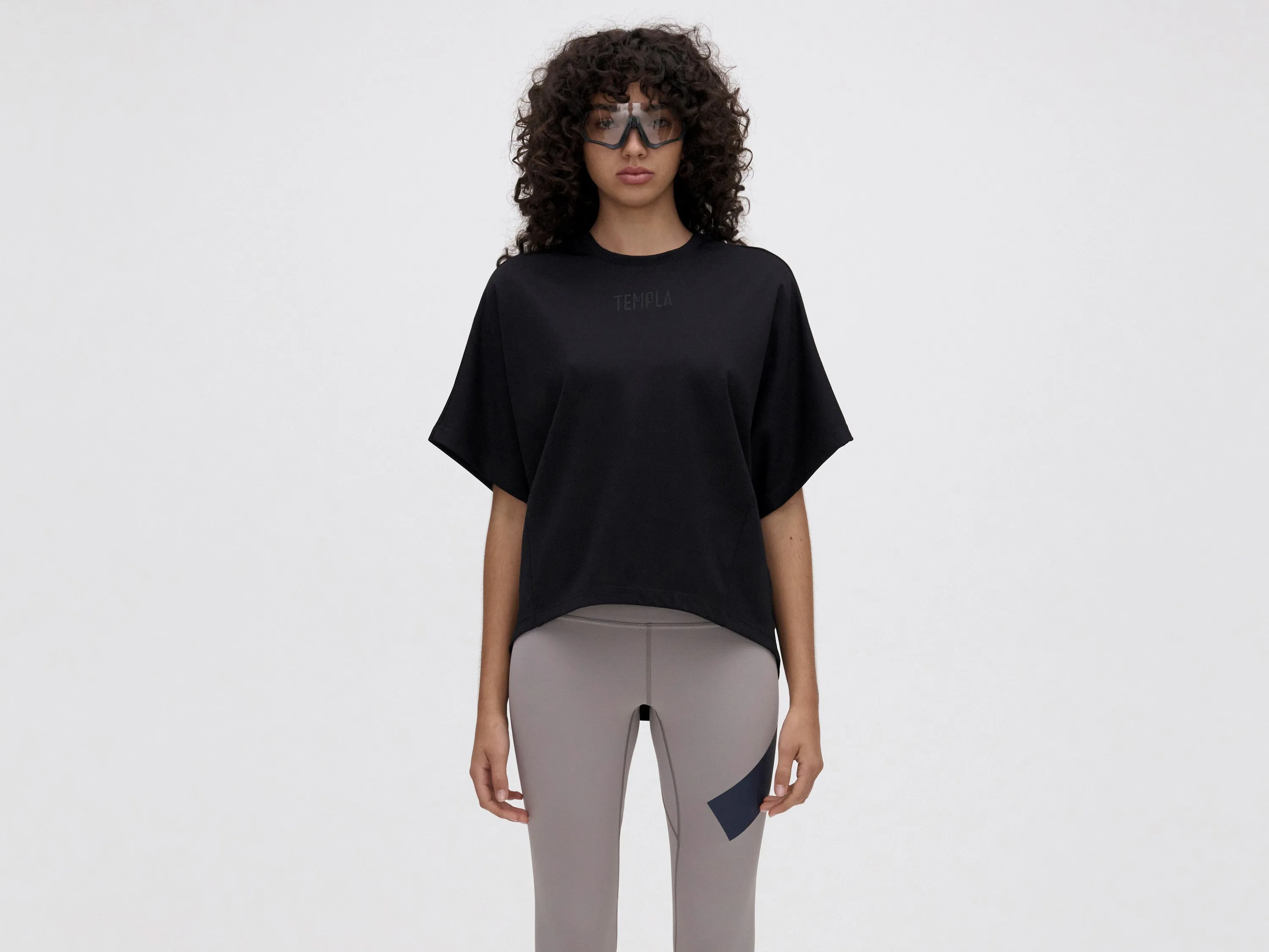 CROPPED TEE - BLACK