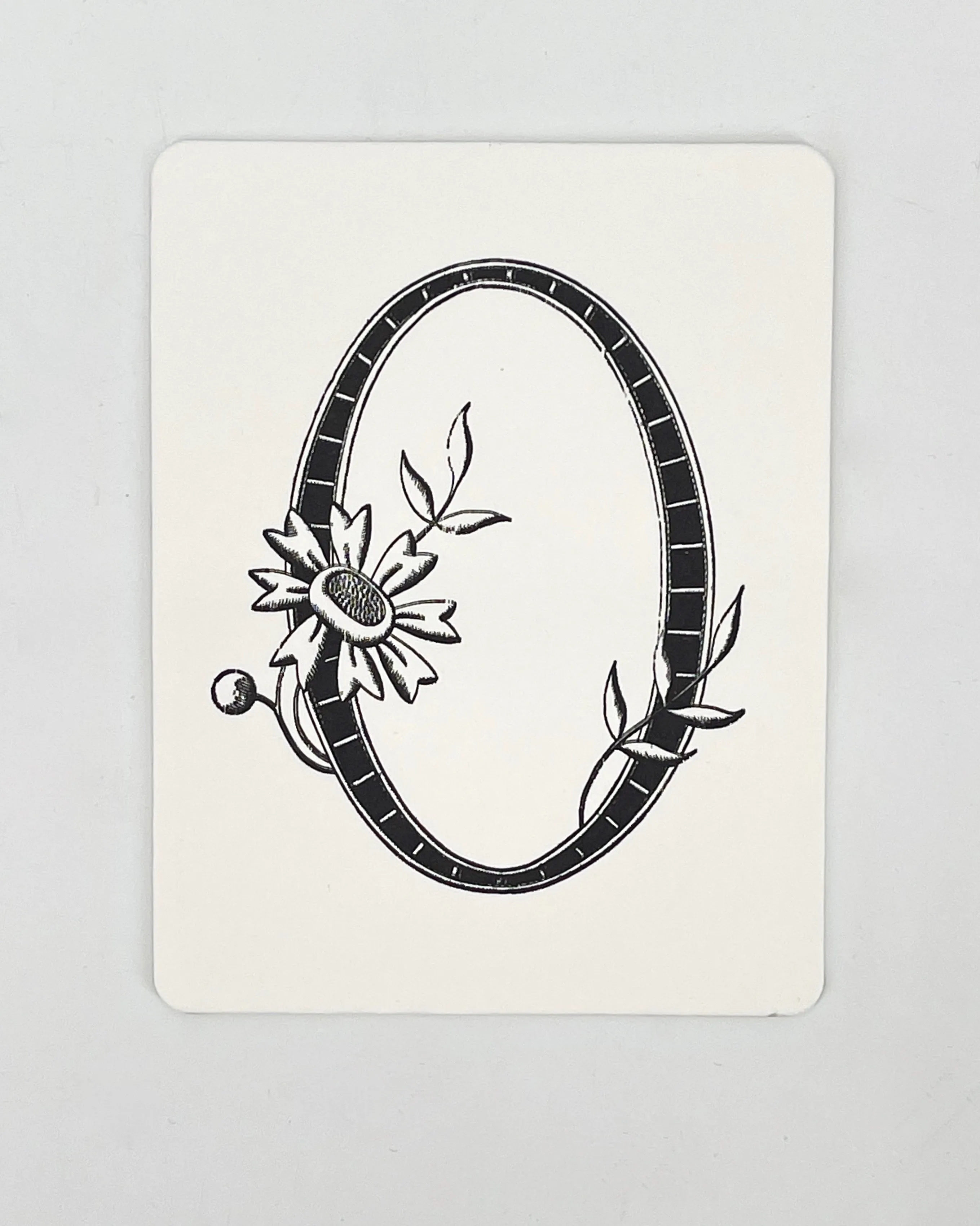Daisy Monogram Cards