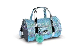 Danshuz Green/Silver Sequin Duffel