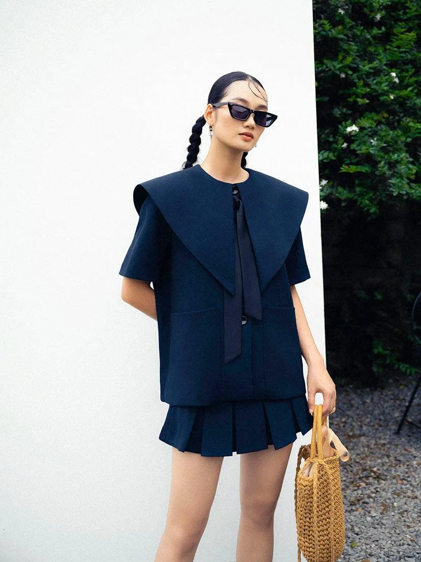 Deep Royal Skort