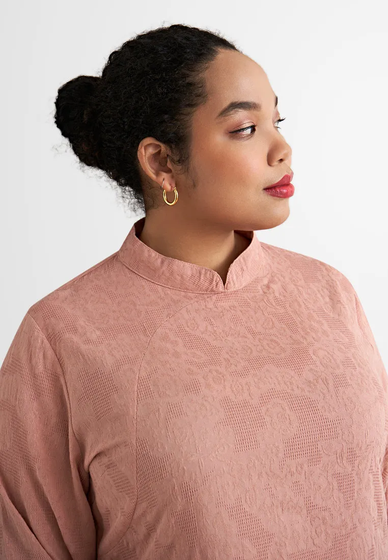 Elmiya Oriental Pre-Raya Embroidery Kurung Set
