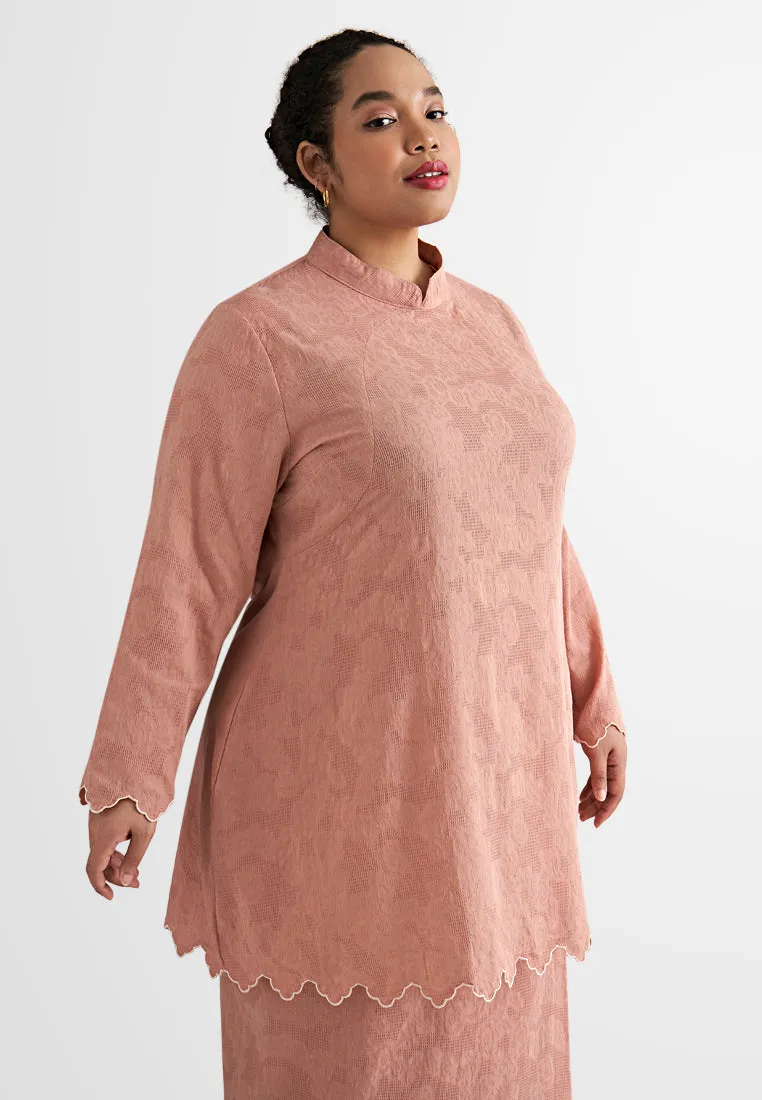 Elmiya Oriental Pre-Raya Embroidery Kurung Set