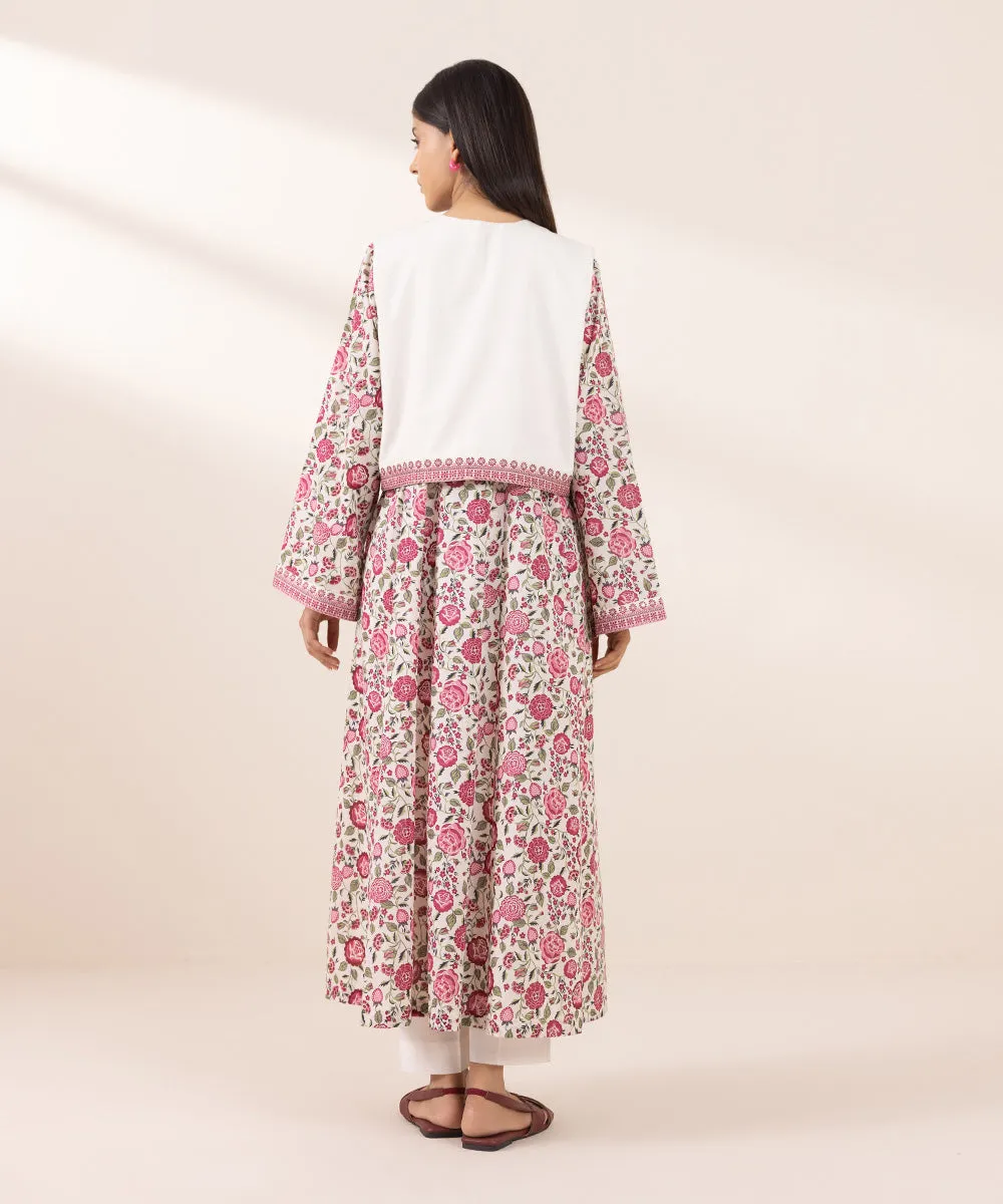 Embroidered Lawn Front-open Jacket