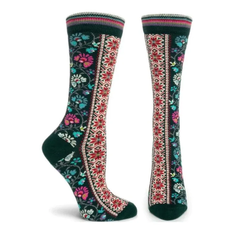 Floral Ribbons Sock (WC1303)