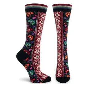 Floral Ribbons Sock (WC1303)
