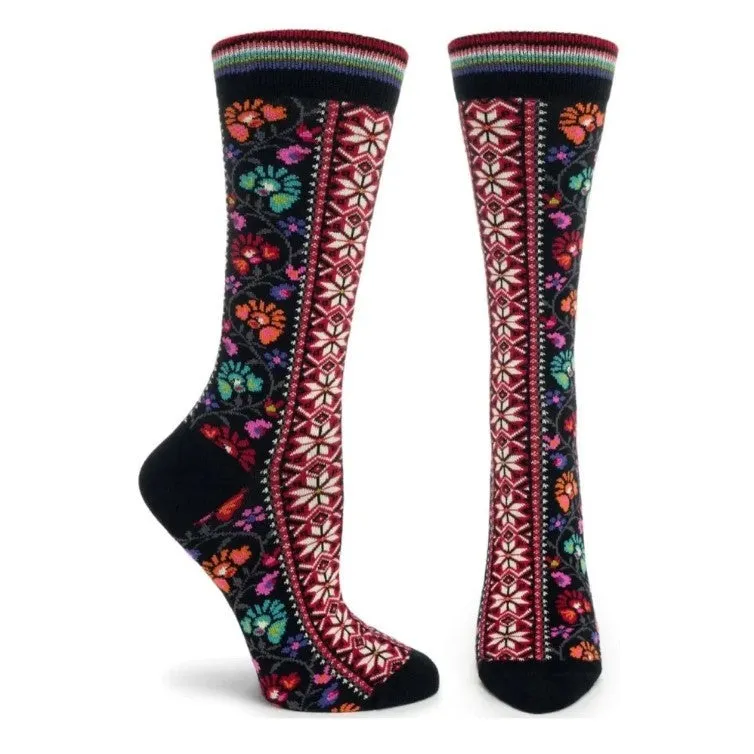 Floral Ribbons Sock (WC1303)