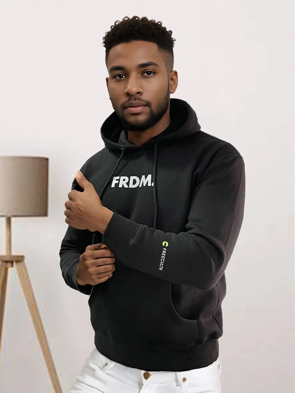 FRDM. Velvet Black Hoodie