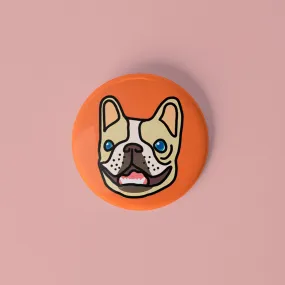 French Bulldog pinback button