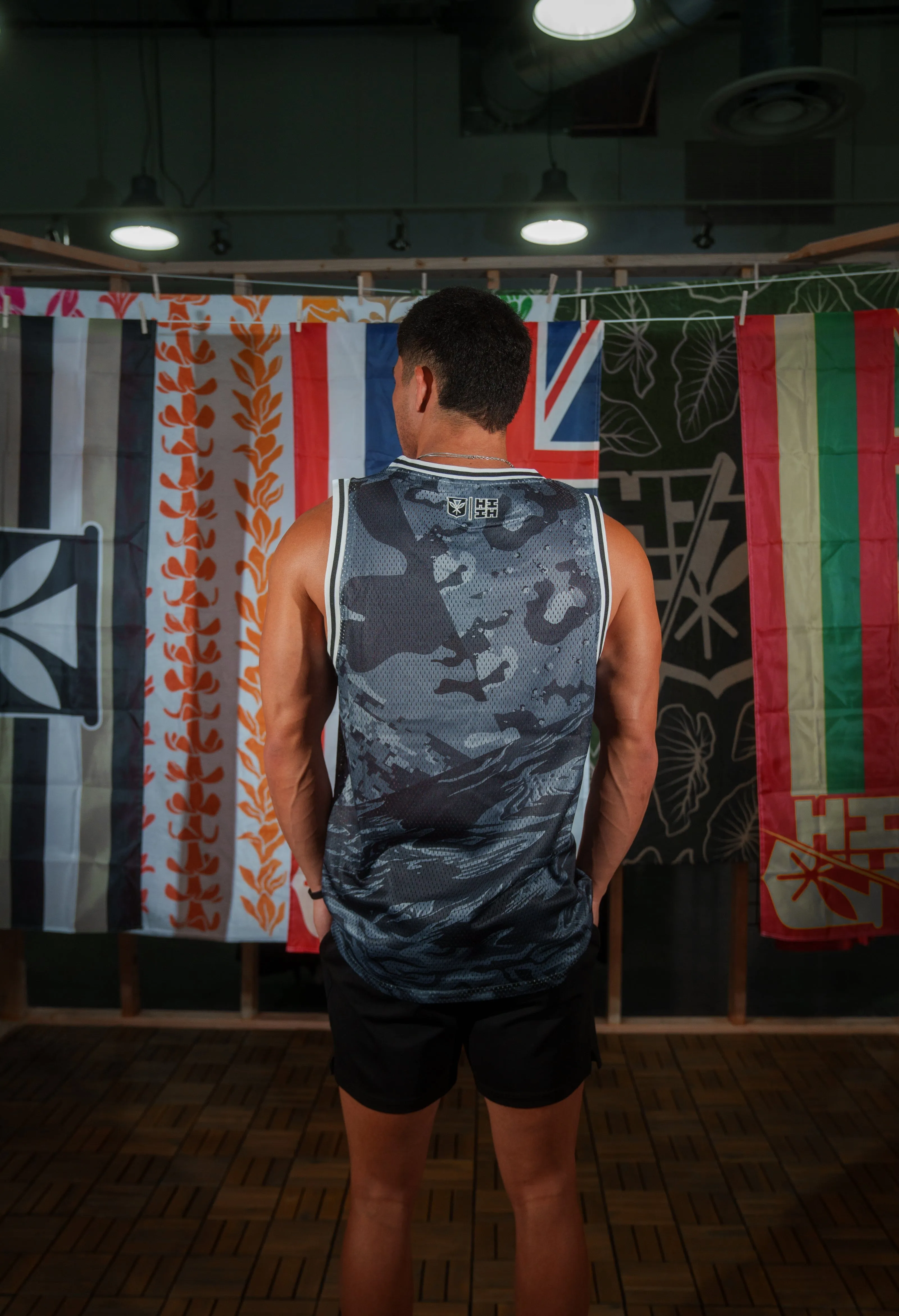 GRAY MIX CAMO STREETWEAR JERSEY