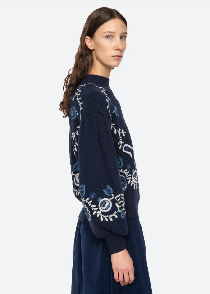 Inga High Neck Sweater