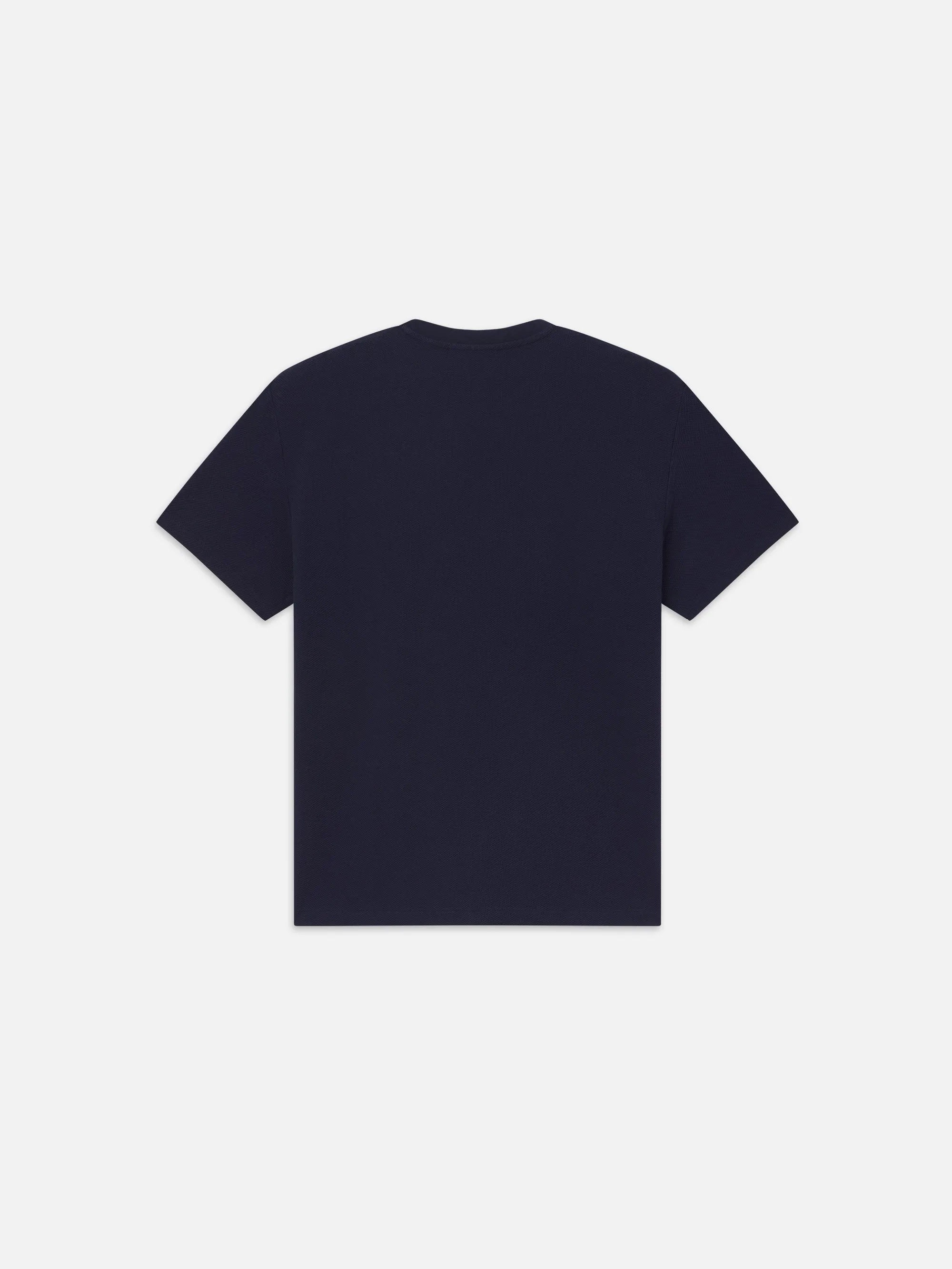 Jacquard Relaxed Tee -- Dark Navy